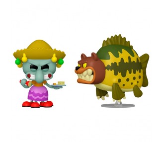 Blister 2 figuras POP Bob Esponja SquarePants Squidward & Sea Bear