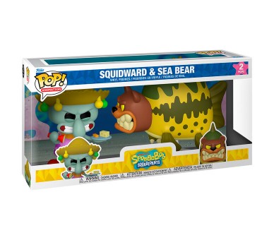 Blister 2 figuras POP Bob Esponja SquarePants Squidward & Sea Bear