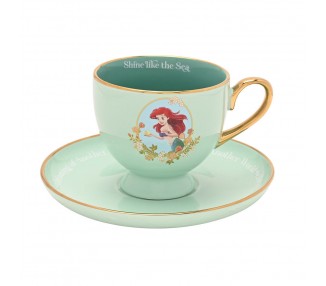 Taza te y platillo Ariel Princesas Disney