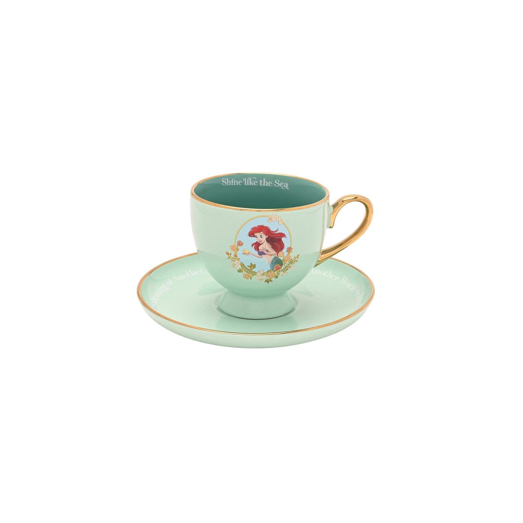 Taza te y platillo Ariel Princesas Disney