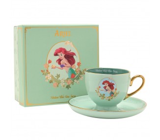 Taza te y platillo Ariel Princesas Disney