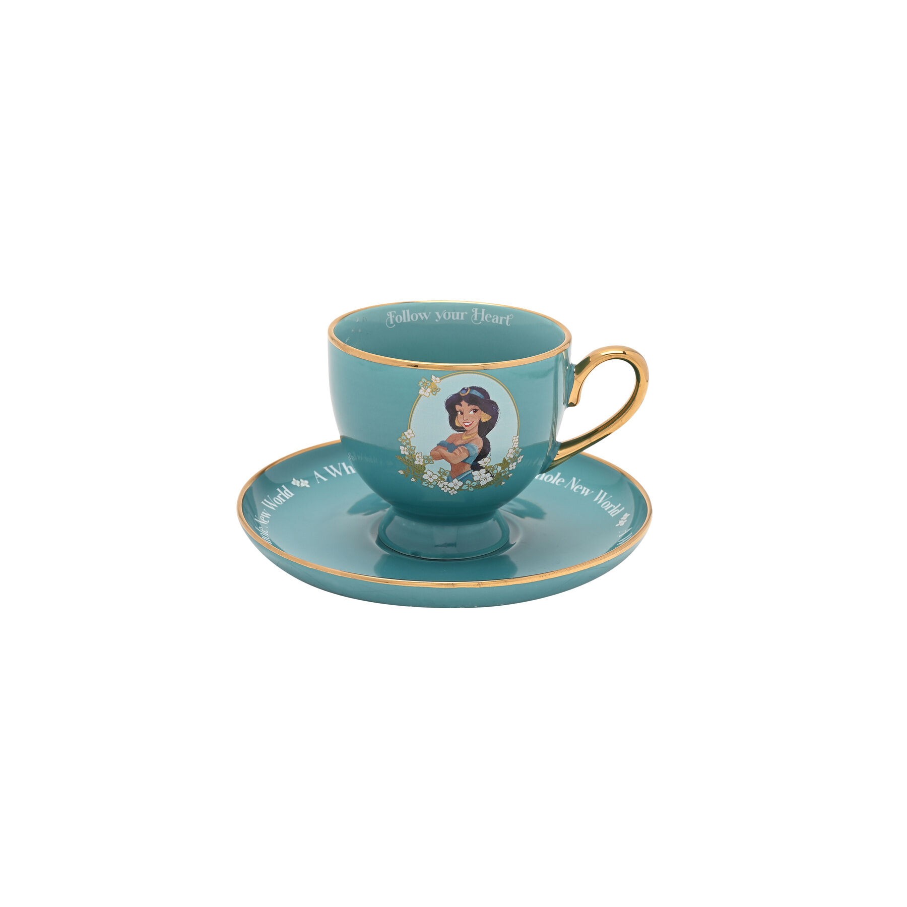 Taza te y platillo Jasmine Princesas Disney