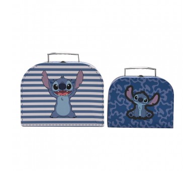 Set 2 cajas almacenamiento Stitch Disney