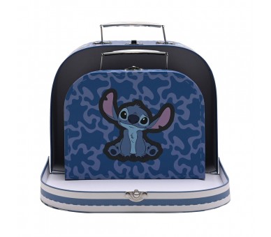 Set 2 cajas almacenamiento Stitch Disney