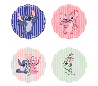 Set 4 posavasos ceramica Stitch Disney