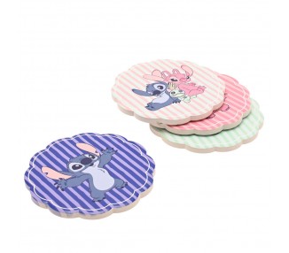 Set 4 posavasos ceramica Stitch Disney
