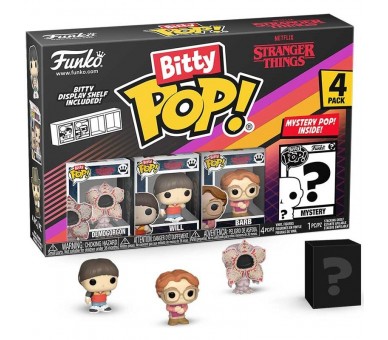 Blister 4 figuras Bitty POP Stranger Things surtido