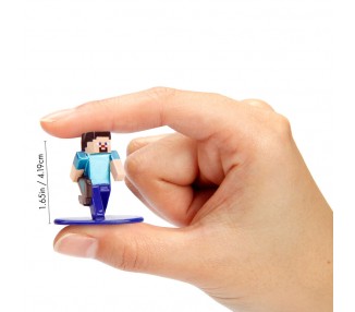 Figura sobre sorpresa metalfigs Minecraft 4cm surtido