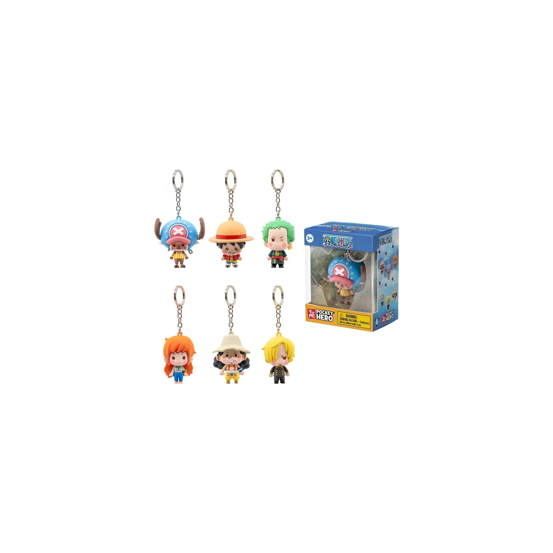 Llavero figura One Piece surtido