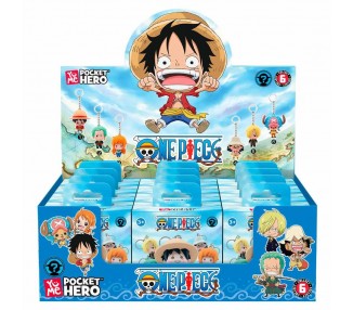 Llavero figura sorpresa One Piece surtido