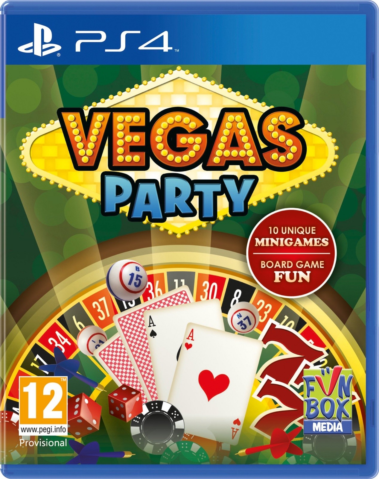 Vegas Party Juego Fisico para consola Sony PlayStation 4 PS4