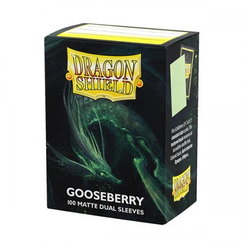 100 Bustine Standard Matte Dual Gooseberry Dragon Shield