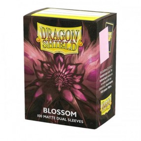 100 Sleeves Standard Blossom Matte Dual Dragon Shield