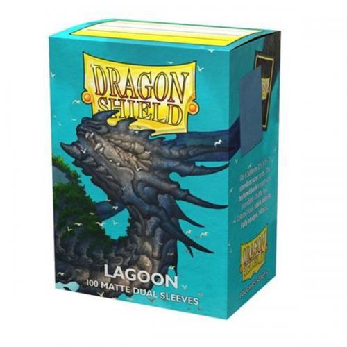 100 Bustine ST Dual Matte Lagoon Saras Dragon Shield