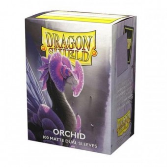 100 Bustine Standard Dual Matte Orchid Emme Dragon Shield