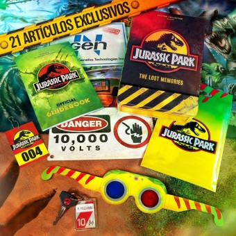 Caja metalica Los Recuerdos Perdidos Jurassic Park