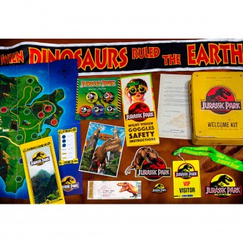 Replica caja metal Jurassic Park Welcome Kit Standard