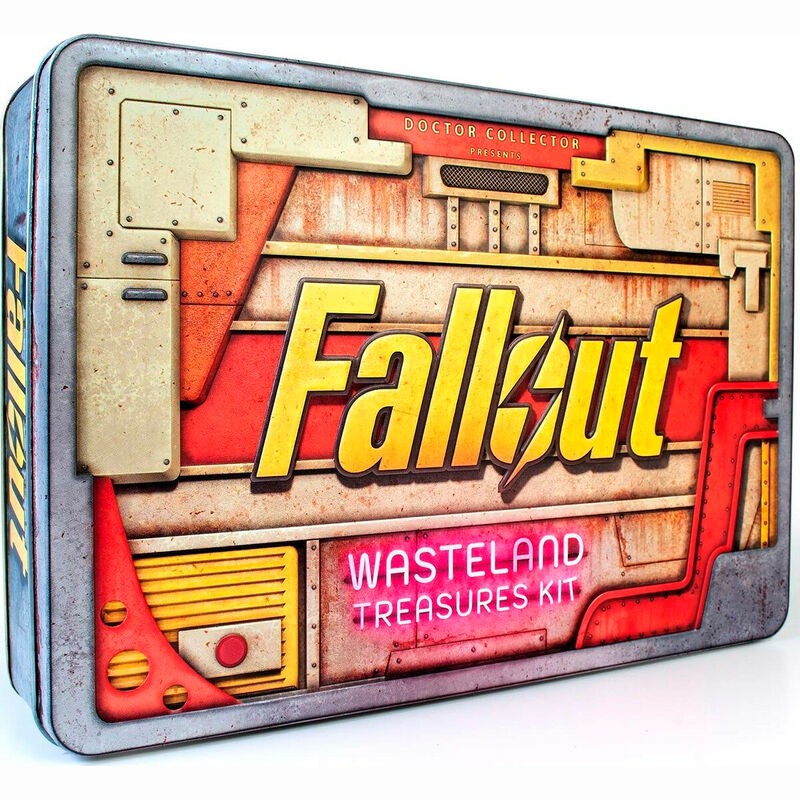 Caja metalica Tesoros del Yermo Fallout