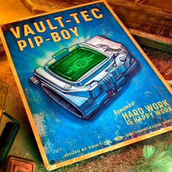 Caja metalica Tesoros del Yermo Fallout