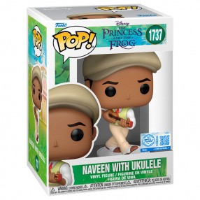 Figura POP Disney Tiana y el Sapo Naveen with Ukulele