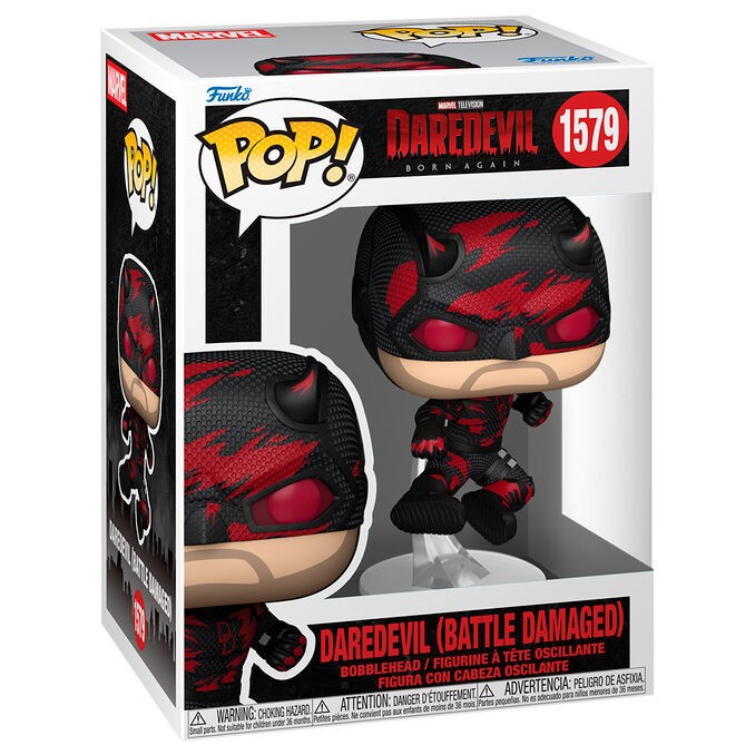 Figura POP Marvel Daredevil Born Again Daredevil Battle Damaged