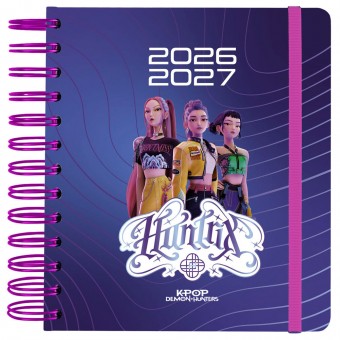 Agenda Escolar KPop Demon Hunters 2026/2027