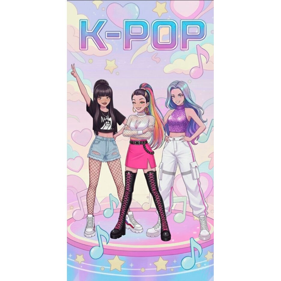 Toalla Kpop microfibra