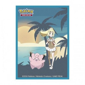 Pokemon 65 Deck Protector Sleeves Lillie & Clefairy U-PRO