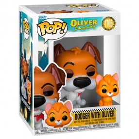 Figura POP Disney Oliver & Company Dodger with Oliver 5 + 1 Chase