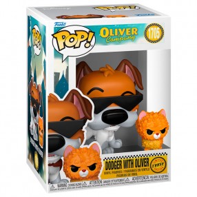 Figura POP Disney Oliver & Company Dodger with Oliver 5 + 1 Chase