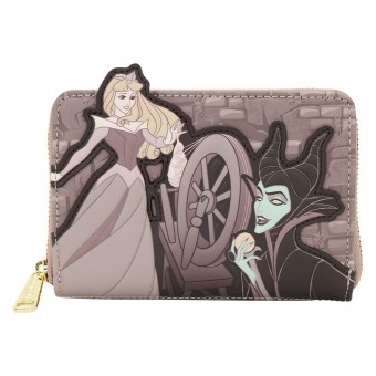 Cartera Spinning Wheel Bella Durmiente & Malefica Disney Loungefly