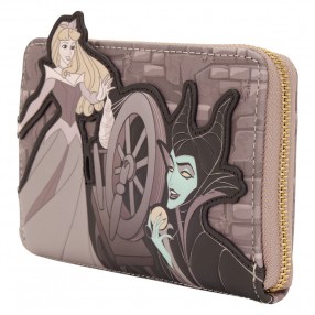 Cartera Spinning Wheel Bella Durmiente & Malefica Disney Loungefly