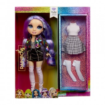 Muñeca Violet Style Icons Fashion Dolls Rainbow High