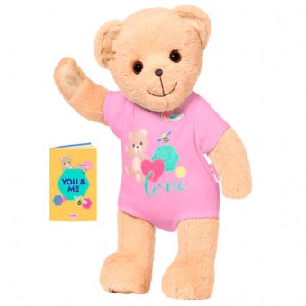Muñeco peluche Osito Rosa Baby Born 36cm