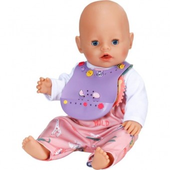 Babero con pins Baby Born