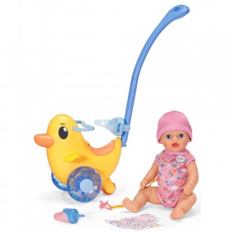 Muñeca Lena + Patito Berta Baby Born 36cm