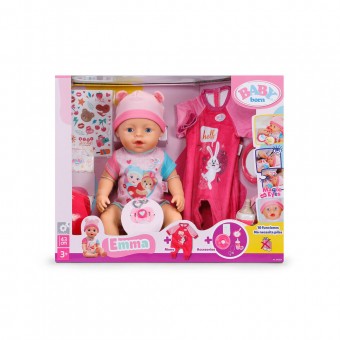 Muñeca Emma + Outfit Baby Born 43cm