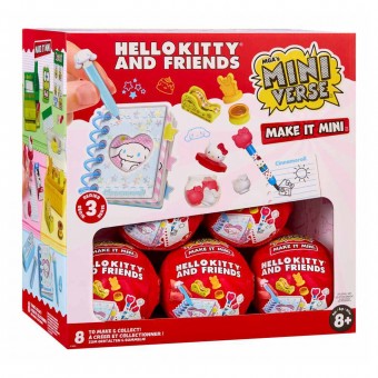 Capsula sorpresa Miniverse Make It Mini Hello Kitty series 3 surtido