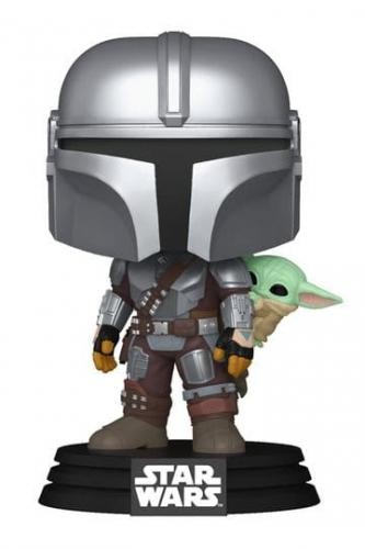 Funko POP! Star Wars TMAG: The Mandalorian w/Grogu (818)