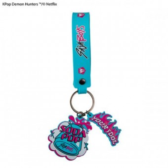 Kpop Demon Hunter Soda Pop Wristlet Keychain