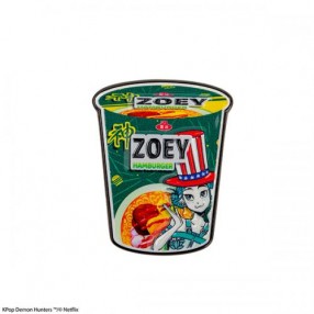 Kpop Demon Hunter Zoey Hamburger Noodles Pin