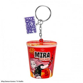 Kpop Demon Hunter Mira Spice Queen Noodles Squishy Keychain