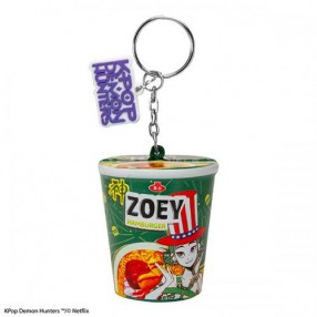 Kpop Demon Hunter Zoey Hamburger Noodles Squishy Keychain