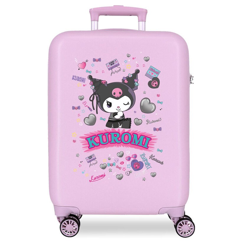 Maleta trolley ABS Retropop Kuromi Hello Kitty 55cm