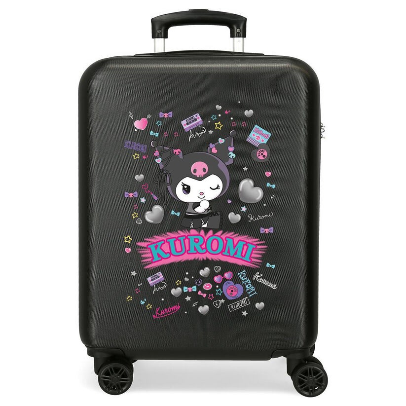 Maleta trolley ABS Retropop Kuromi Hello Kitty 55cm
