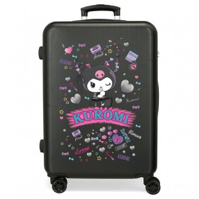 Maleta trolley ABS Retropop Kuromi Hello Kitty 65cm