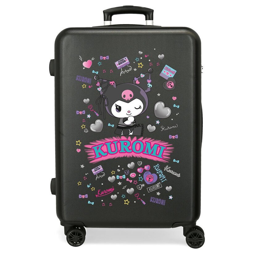 Maleta trolley ABS Retropop Kuromi Hello Kitty 65cm