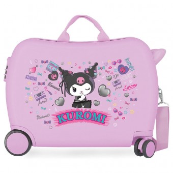 Maleta trolley ABS Retropop Kuromi Hello Kitty 50cm