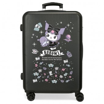 Maleta trolley ABS Fortune Telling Kuromi Hello Kitty 65cm