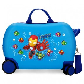 Maleta trolley ABS Iron Man y Su Superequipo Marvel 45cm